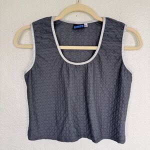 Elhoffer Buffy Crop Top Womens Large Gilded Dragon Scale Grey Mermaid Cosplay